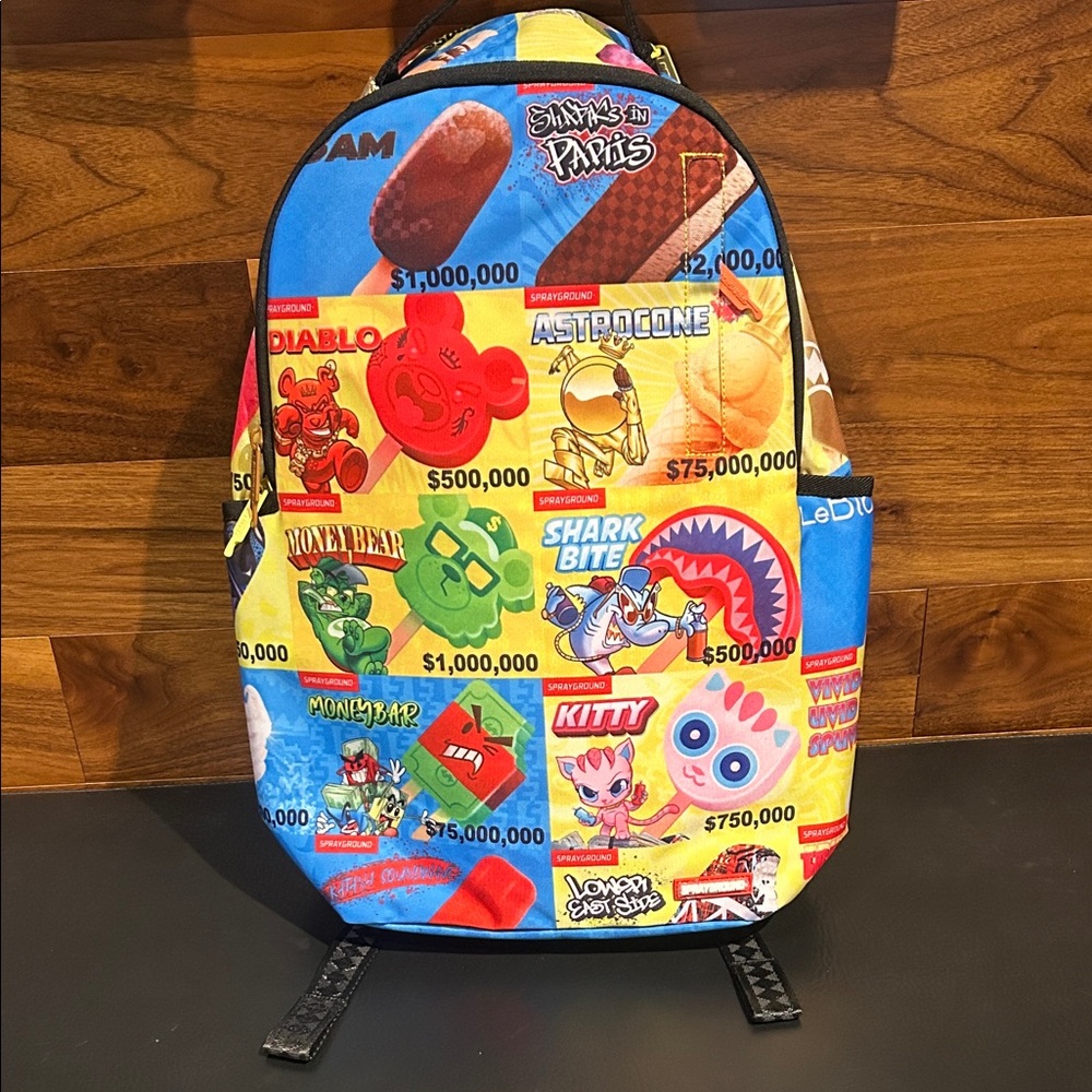 Sprayground Colorful Graphic Kids Backpack